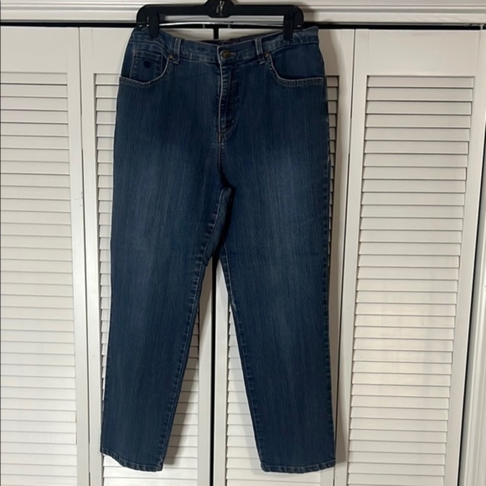 Gloria Vanderbilt Blue Straight Leg Jeans AMANDA
